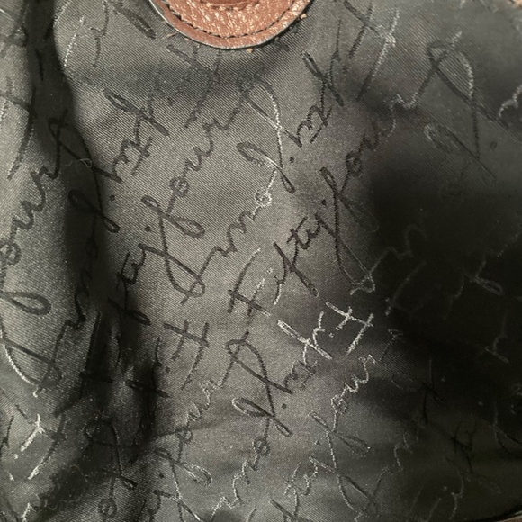 Fossil Y2K Fifty Four Slouchy Hobo Brown Leather Shoulder Bag - Picture 7 of 9